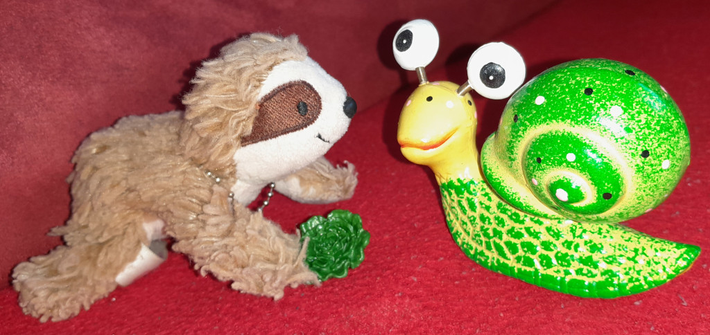 Eliza mit Schnecke