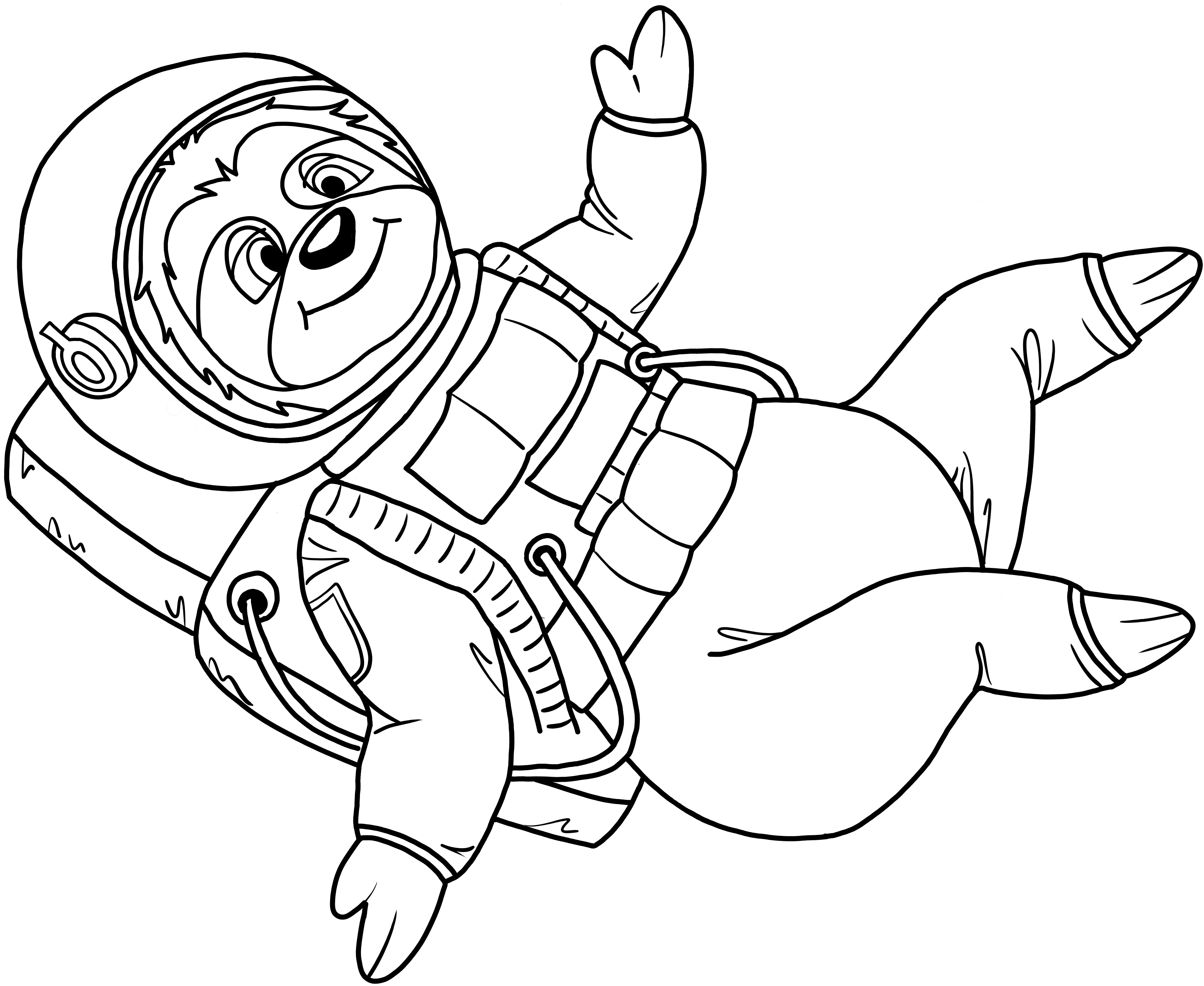 Astronauten-Faultier